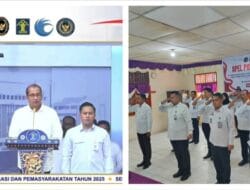 Rutan kelas llB Tarutung Ikuti Apel Pagi Bersama