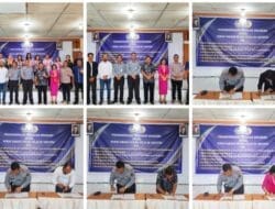 Tingkatkan Pelayanan dan Pembinaan Bagi Warga Binaan, Rutan Tarutung Gelar Kegiatan Penandatanganan Perjanjian Kerjasama Dengan 4 Instansi