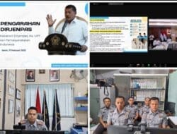 Rutan Tarutung Ikuti Pengarahan Direktur Jenderal Pemasyarakatan Secara Virtual