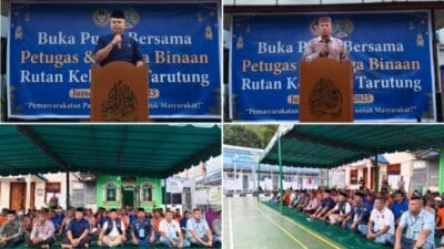 Ramadhan Berkah, Petugas Rutan Tarutung Gelar Buka Puasa Bersama Warga Binaan dan Keluarga WBP