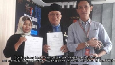 Ingkar Janji, Penyidik Polrestro Jakarta Barat Aipda Ruslan Dipropamkan