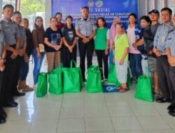 Sambut Peringatan Hari Bakti Pemasyarakatan Ke-61, Rutan Tarutung Gelar Bakti Sosial kepada Masyarakat yang Kurang Mampu