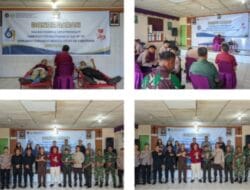 Sambut Hari Bakti Pemasyarakatan Ke-61, Rutan Tarutung Bekerjasama dengan PMI Tapanuli Utara Gelar Donor Darah