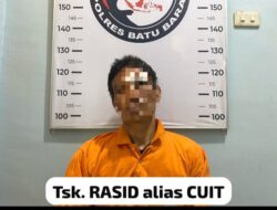 Polres Batu Bara Amankan Pengedar Sabu Dengan 2 Paket Sabu