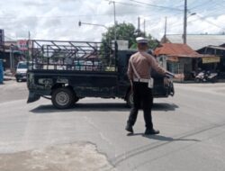 Satlantas Polres Batu Bara Laksanakan Pengaturan Lalin Demi Terwujud Keselamatan Berlalulintas