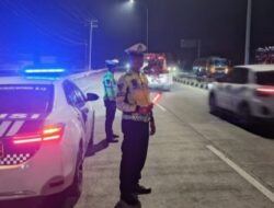 Polres Batu Bara Gelar Patroli Blue Light di Lokasi Rawan Macet dan Rawan Kecelakaan