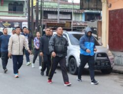 Polres Batu Bara Laksanakan Stretching Kebugaran Tubuh