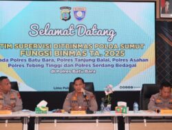 Ditbinmas Polda Sumut Laksanakan Supervisi Binmas Polres Batu Bara