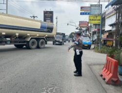 Sat Lantas Polres Batu Bara Laksanakan Gatur Lalin