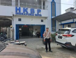 Sat Lantas Polres Batu Bara Laksanakan Patroli dan Pengamanan Ibadah Minggu di Gereja