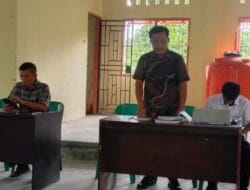 BPD Hilihoru Melaksanakan Penetapan Peraturan APBDes T.A 2025