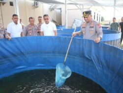 Polres Batu Bara Bersama Dinas Perikanan Kabupaten Batu Bara Panen Ikan Lele Dukung Program Pemerintah Ciptakan Ketapang