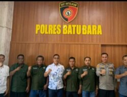 Kapolres Batu Bara Terima Audensi IWO Batu Bara di Ruang Rapat Sat Intelkam Polres Batu Bara