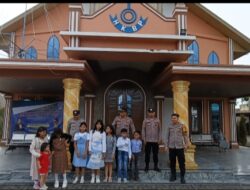 Polsek Lima Puluh Laksanakan Patroli dan Pengamanan Ibadah Kenaikan Tuhan Yesus Kristus di Gereja Wilayah Hukumnya