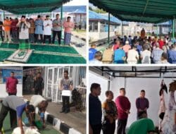 Rutan Tarutung Selenggarakan Shalat Idul Adha Bersama Warga Binaan, Dilanjutkan Pemotongan Hewan Kurban dan Makan Bersama