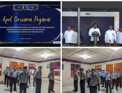 Menteri Imigrasi dan Pemasyarakatan, Agus Andrianto Pimpin Apel Pegawai Bersama, Rutan Tarutung Turut Hadir dalam Virtual Zoom