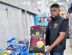 Dugaan Penjualan Beras Tak Sesuai Mutu. Polda Sumut Sidak Swalayan di Medan