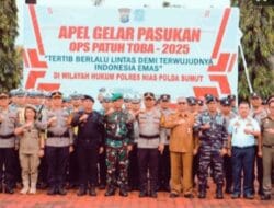 Polres Nias Gelar Apel Pasukan OPS Patuh Toba