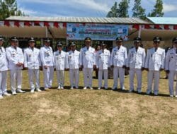 Upacara HUT ke-80 RI di Kecamatan Parmonangan Berlangsung Khidmat