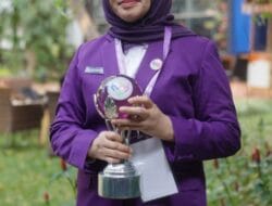 Hj. Hesti Haris Harumkan Provinsi Jambi pada Lomba TP Posyandu Nasional