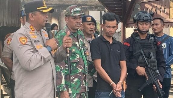 Tampang Romadon Sang Pemicu Pembakaran di Polsek Muara Batang Gadis