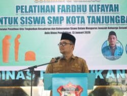Wakil Wali Kota Fadly Abdina Buka Pelatihan Fardhu Kifayah Bagi Siswa SMP