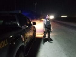 Sat Samapta Polres Batu Bara Laksanakan Patroli Kota Presisi Blue Light