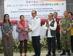 Menko PMK Serahkan Bantuan Stimulan Rumah Rusak, Bupati Tapanuli Utara: Ini Pemulihan Kehidupan Masyarakat