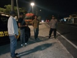 Polsek Indrapura Intensifkan Patroli Malam Antisipasi Balap Liar, Begal dan Tawuran
