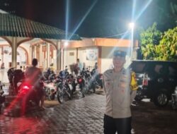 Polsek Lima Puluh Laksanakan Pam Ibadah Sholat Tarawih Antisipasi Curanmor dan Kamtibmas