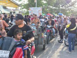 Polsek Labuhan Ruku Laksanakan Apel Pengamanan Pasar Tumpah Pastikan Kelancaran Arus Lalulintas Serta Jaga Kamtibmas
