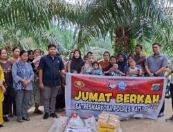 Sat Resnarkoba Polres Batu Bara Laksanakan Jumat Berkah