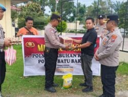 Polsek Labuhan Ruku Berbagi Kasih Dengan Kaum Dhuafa Dalam Kegiatan Minggu Kasih