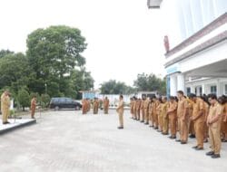 Pimpin Apel Gabungan, Wakil Bupati Tapanuli Utara Ingatkan Disiplin dan Perencanaan Pembangunan Berkualitas