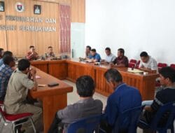 Pemkab Humbahas Adakan Rapat Finalisasi Pembebasan Lahan Huntap Penyediaan Rumah Khusus