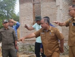 Tinjau Pembangunan Huntap di Dolok Nauli, Bupati Jonius Taripar Tekankan Akurasi Data Penerima dan Sinergi Infrastruktur