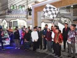 Melepas Pawai Takbiran Keliling 1 Syawal 1447 H Dilaksanakan Bupati Humbahas