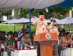 Bupati Tutup Jambore I Kwartir Cabang Gerakan Pramuka Humbahas