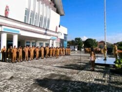 Pemerintah Kabupaten Tapanuli Utara Melaksanakan Apel Pagi Gabungan