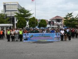 Bupati Humbang Hasundutan Pimpin Apel Operasi Gabungan Sadar Pajak Kendaraan Bermotor