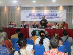 Bupati Taput pimpin Verifikasi Pengundian 70 Unit Hunian Tetap Kampung Parsaoran Kecamatan Adiankoting