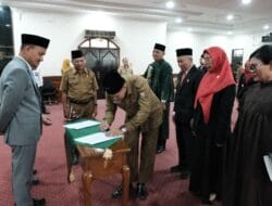 Wali Kota Kukuhkan 11 Kasek dan 11 Pejabat Fungsional Pemko Tanjungbalai