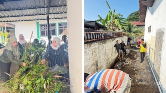 Dinas SIPD Kota Lhokseumawe Gelar Gotong royong, Wujud Semangat Kebersamaan