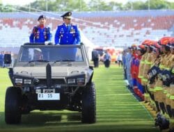 Pemkab Humbahas Hadiri Puncak HUT ke-107 Damkar, ke-76 Satpol PP dan ke-64 Satlinmas di Palembang