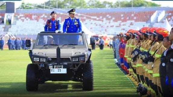 Pemkab Humbahas Hadiri Puncak HUT ke-107 Damkar, ke-76 Satpol PP dan ke-64 Satlinmas di Palembang