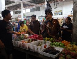 Plh Wali Kota Fadly Abdina Monitoring Pasar Tradisional.