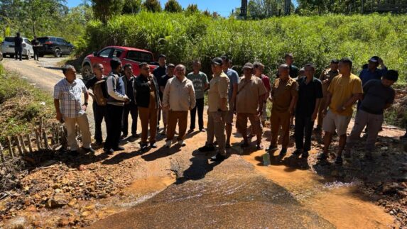 Sinergi Lintas Provinsi, Bupati JTP Hutabarat Tinjau Pemulihan Jalan BKPSU dan Lokasi Huntap Bantuan Gub Jabar