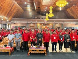 Wakil bupati Taput.Dr.Deni Parlindungan Lumbantoruan.M.Eng Menghadiri Musyawarah Anak Cabang PDIP