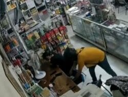 Perampok Gasak Uang BRI Link Selfie Net di Desa Firdaus Sei Rampah