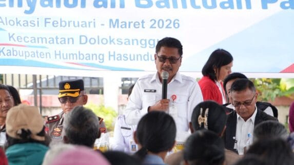 Bupati Humbahas Ingatkan Penyaluran Bantuan Pangan Tepat Sasaran